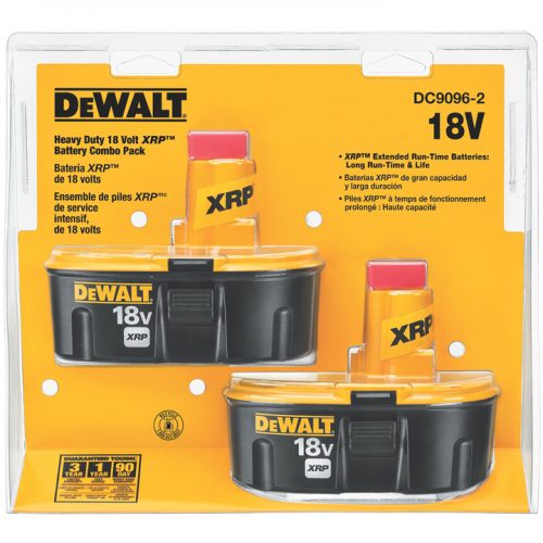 DeWalt 18V XRP Battery, 2pk