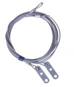 Safety Cable Assembly, 1/8" 7X7, 7'