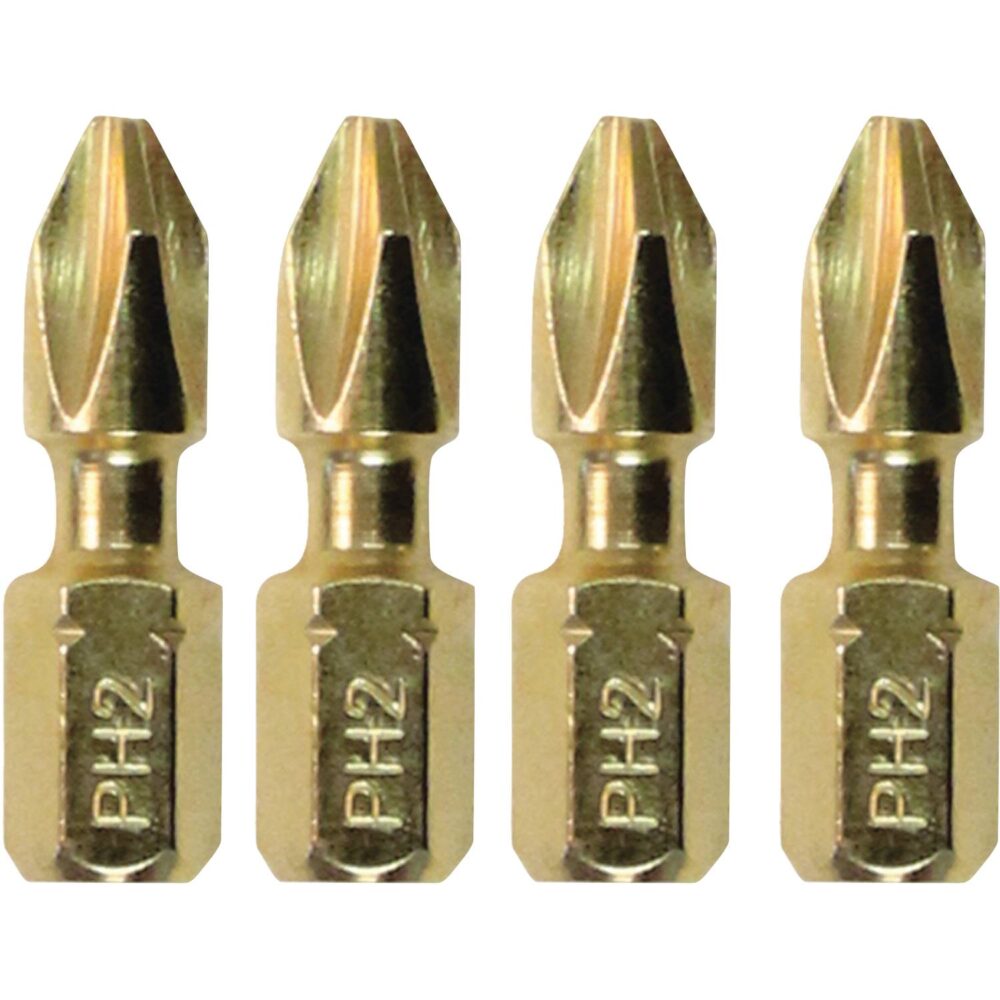 Makita Impact GOLDÂ® #2 Phillips Insert Bit, 4/pk
