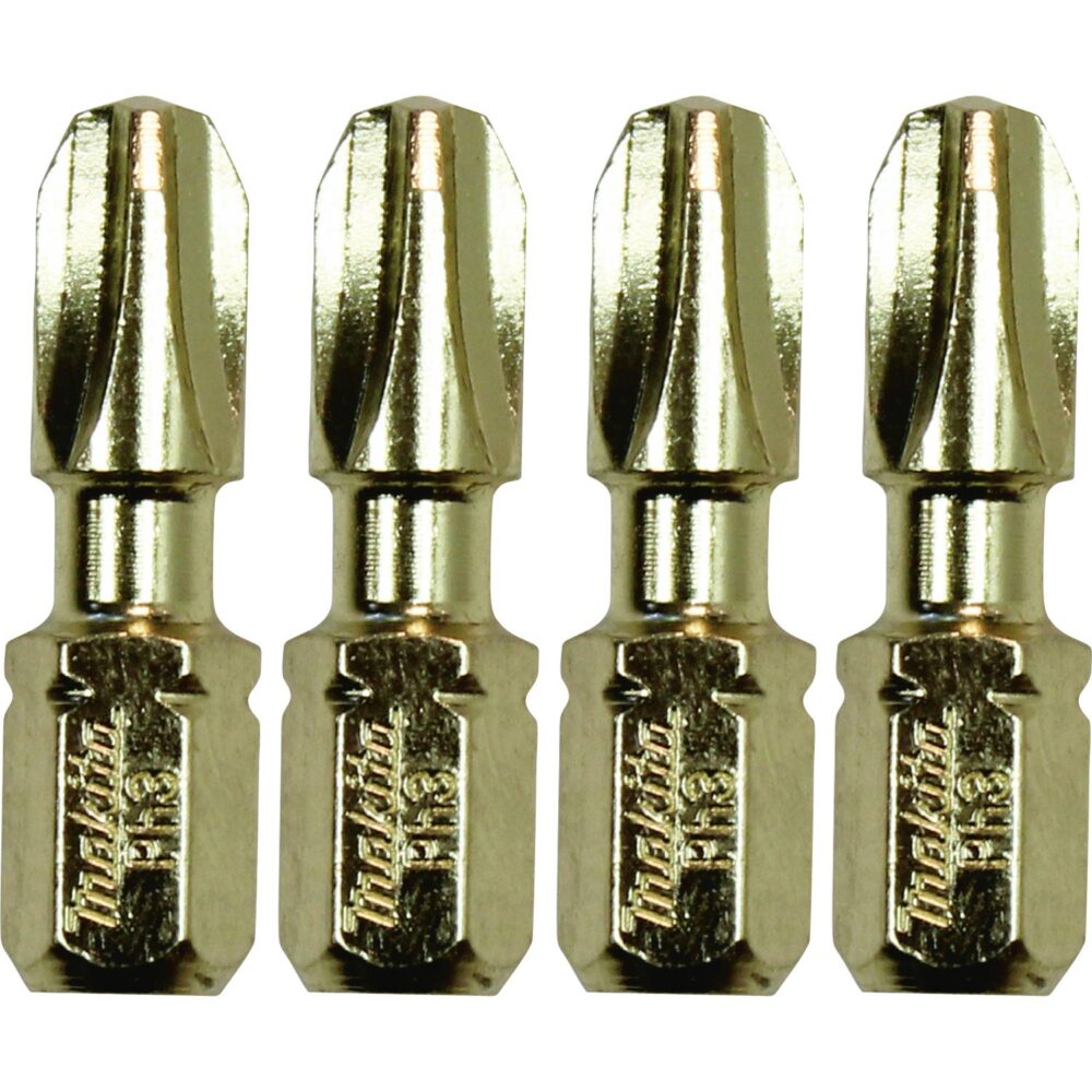 Makita Impact GOLDâ„¢ #3 Phillips Insert Bit, 4/pk