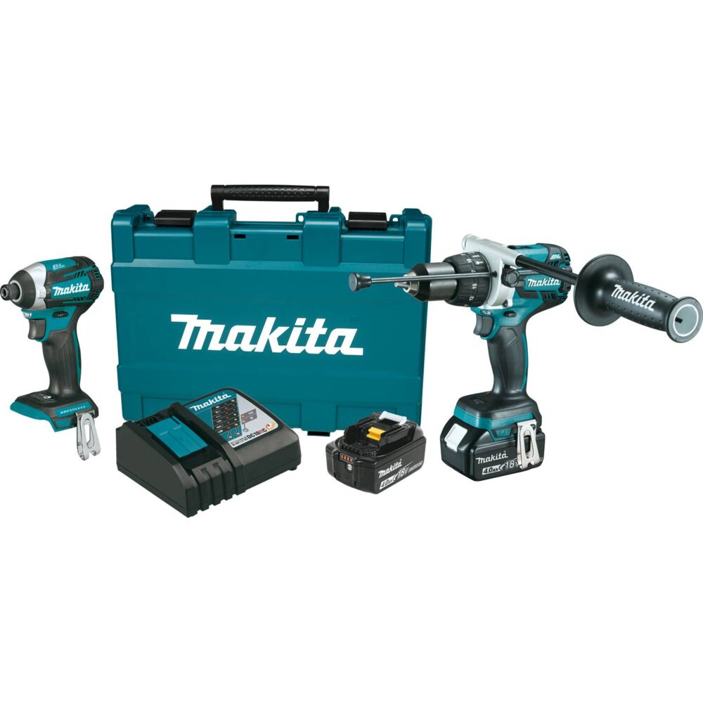 Makita 18V LXTÂ® Lithiumâ€‘Ion Brushless Cordless 2â€‘Pc Combo K